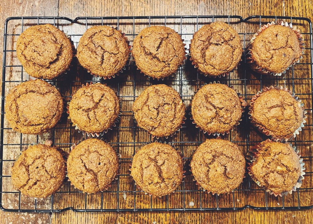 Whole Wheat Banana Pumpkin&nbsp;Muffins