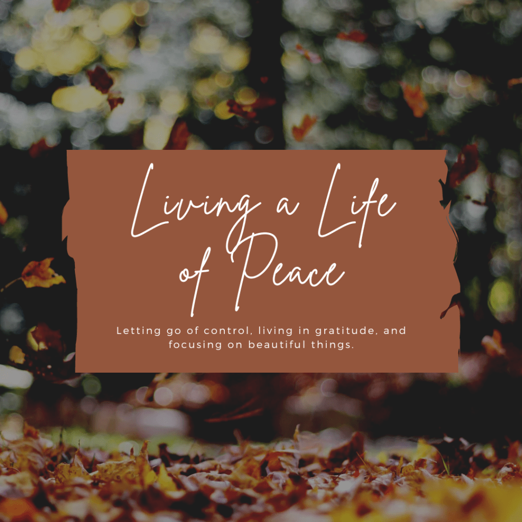 Living a Life of&nbsp;Peace