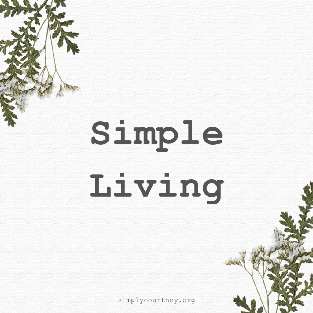 What Does “Simple Living” Look Like for&nbsp;Us?